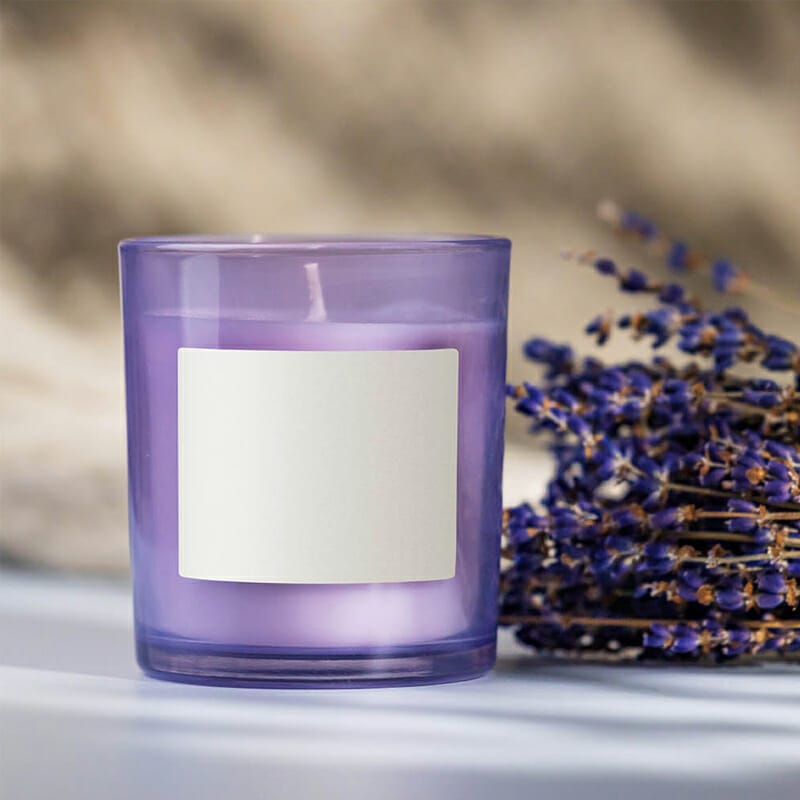 Free Violet Candle Mockup PSD