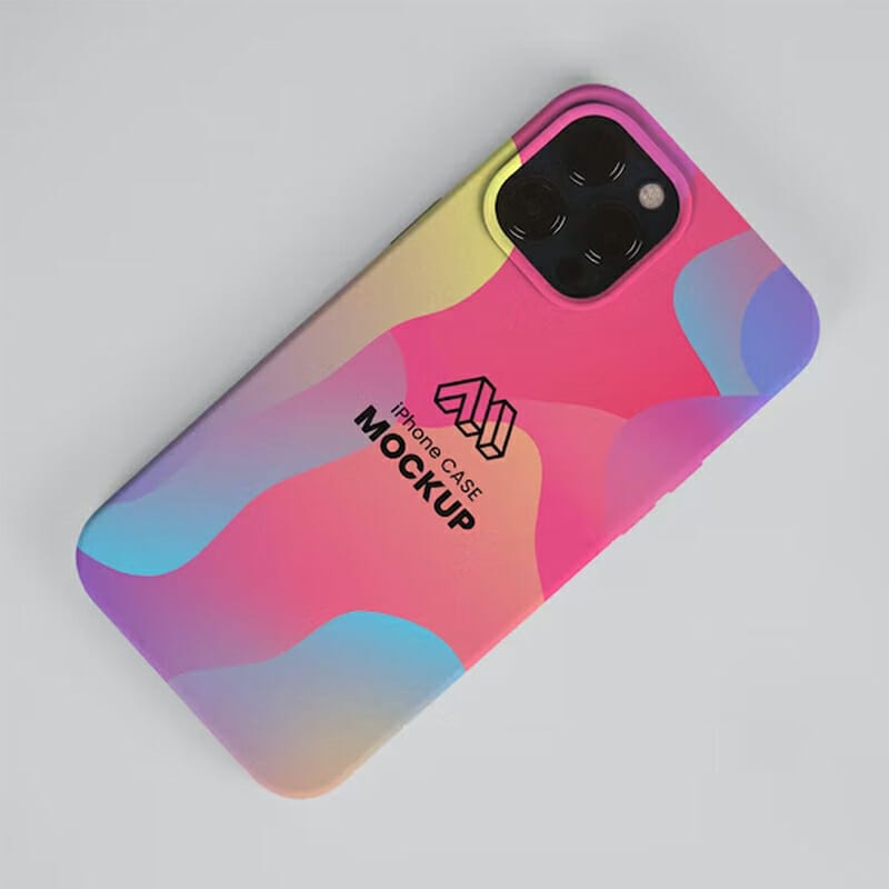 Free iPhone Case PSD Mockup