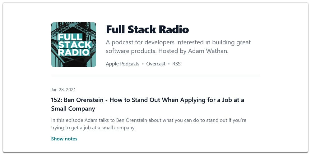 Full Stack Radio
