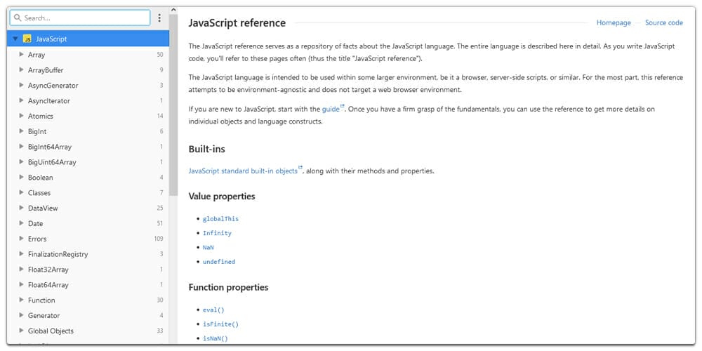 JavaScript Reference