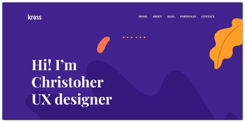 Free Bootstrap Portfolio Templates » CSS Author
