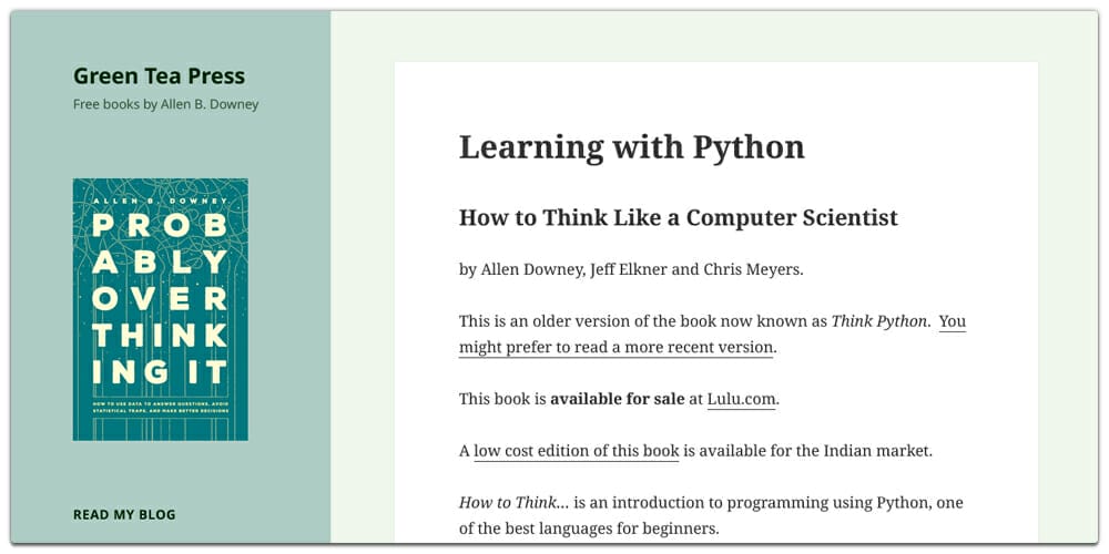Learning with Python