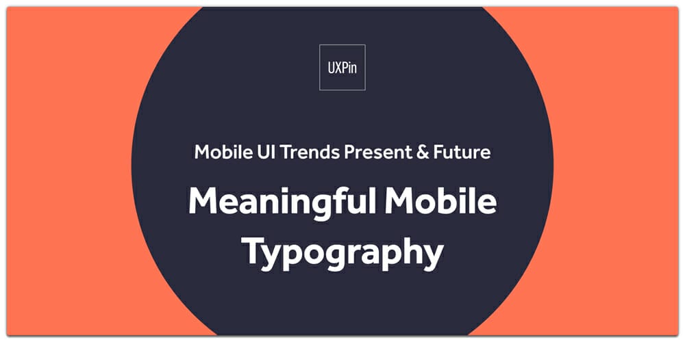 Meaningful Mobile Typography