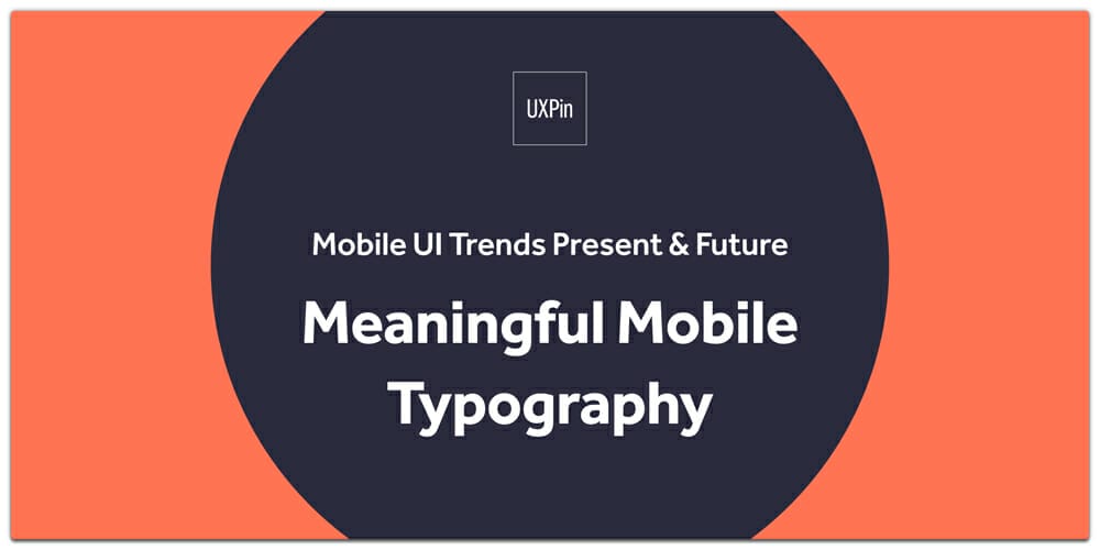 Meaningful Mobile Typography