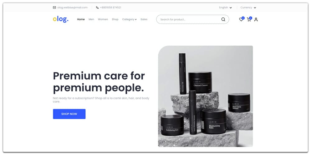 Free ECommerce Bootstrap Templates » CSS Author