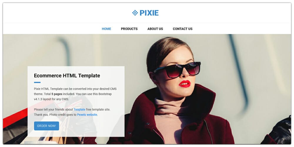 Pixie Ecommerce Template