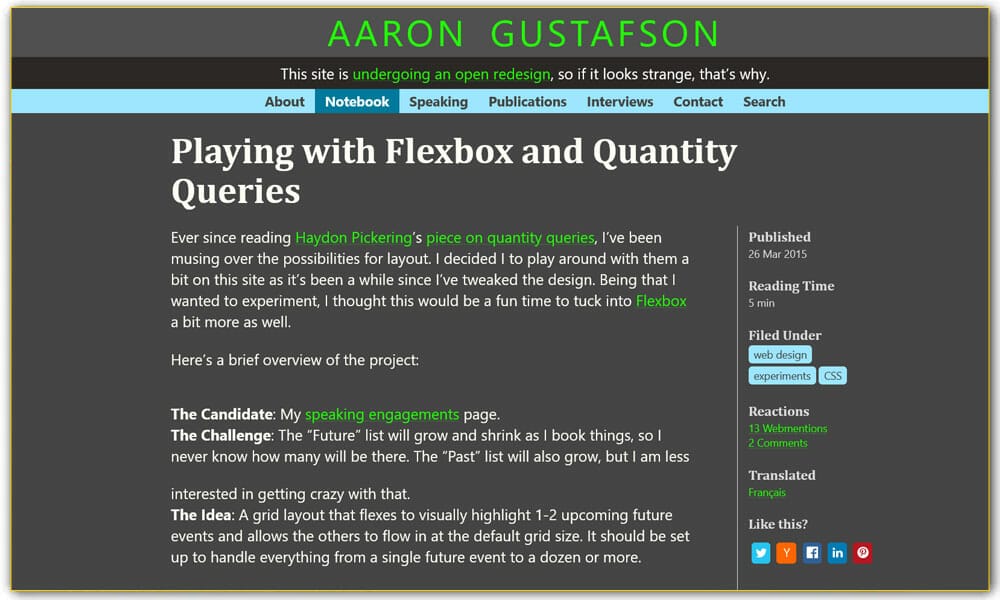 Playing With Flexbox and Quantity Queries