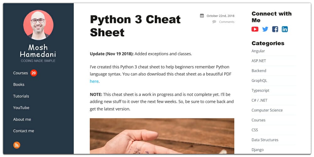 Python 3 Cheat Sheet