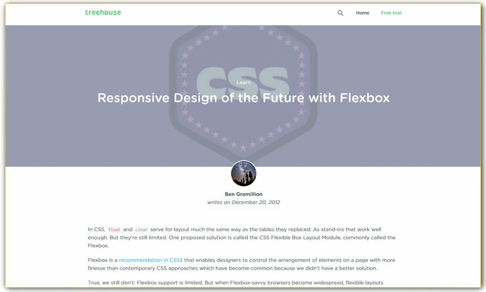 Responsive Design of the Future with Flexbox