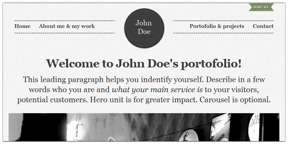 Retro Doe Personal Template