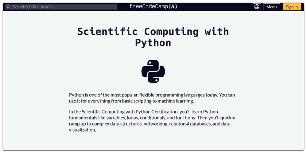 Scientific Computing with Python