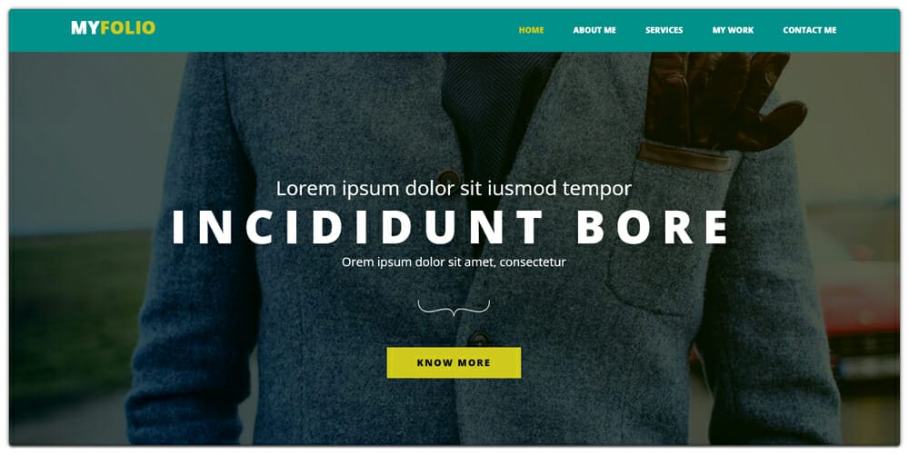 Free Bootstrap Portfolio Templates » CSS Author