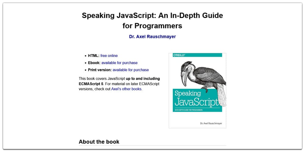 Speaking JavaScript