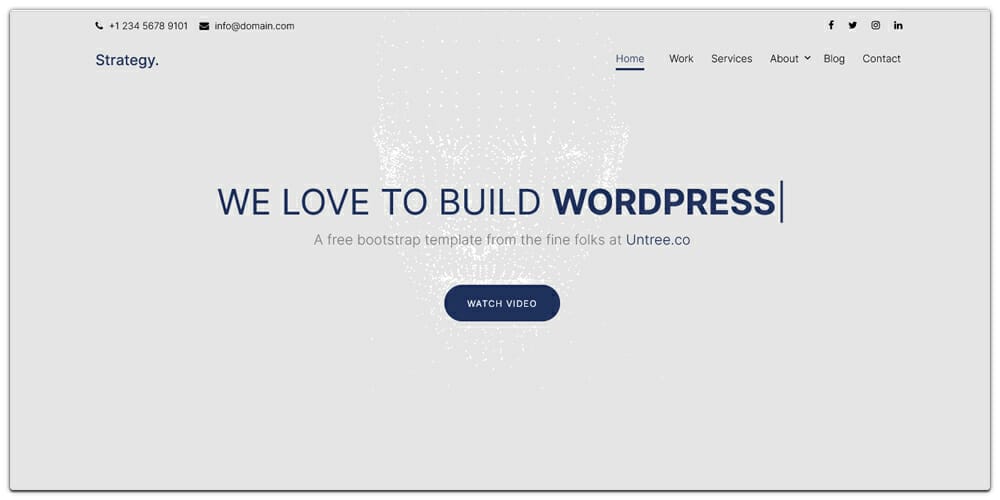 Free Bootstrap Portfolio Templates » CSS Author