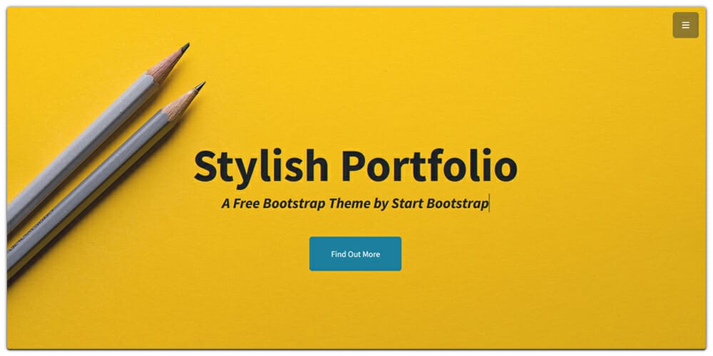 Stylish Portfolio Bootstrap Template