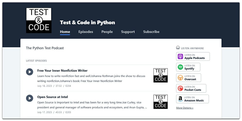 Test and Code in Python