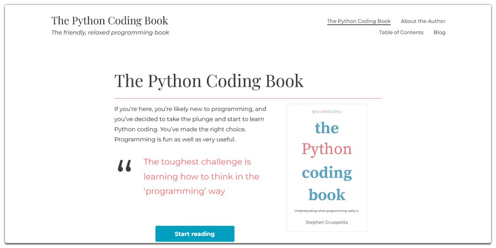 The Python Coding Book