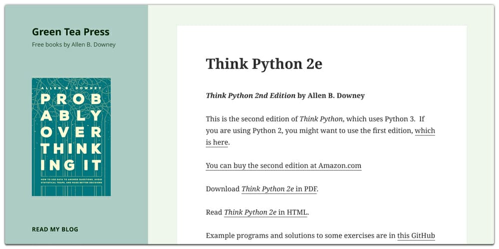 Think Python 2e