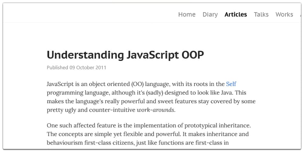 Understanding JavaScript OOP