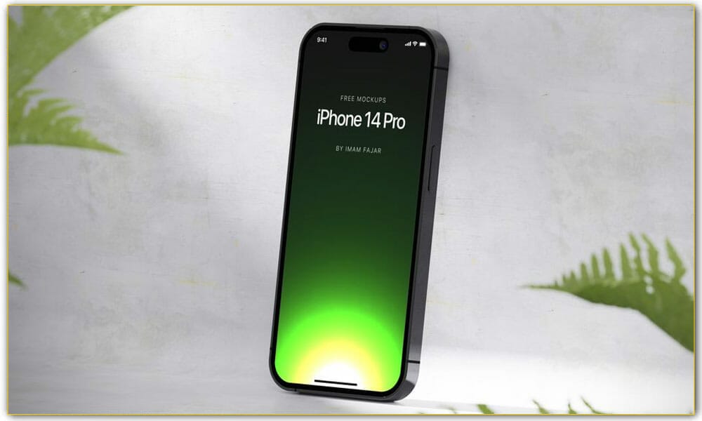 iPhone 14 Pro Free 3D Mockup
