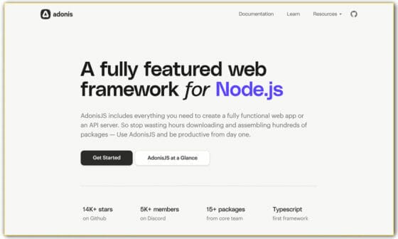 100+ Best Node.js Frameworks » CSS Author