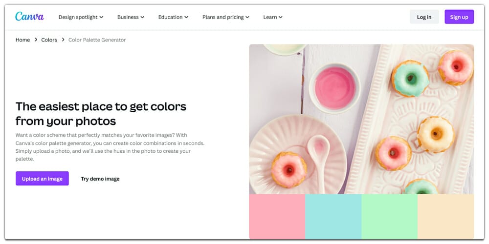 Canva Color Palette Generator