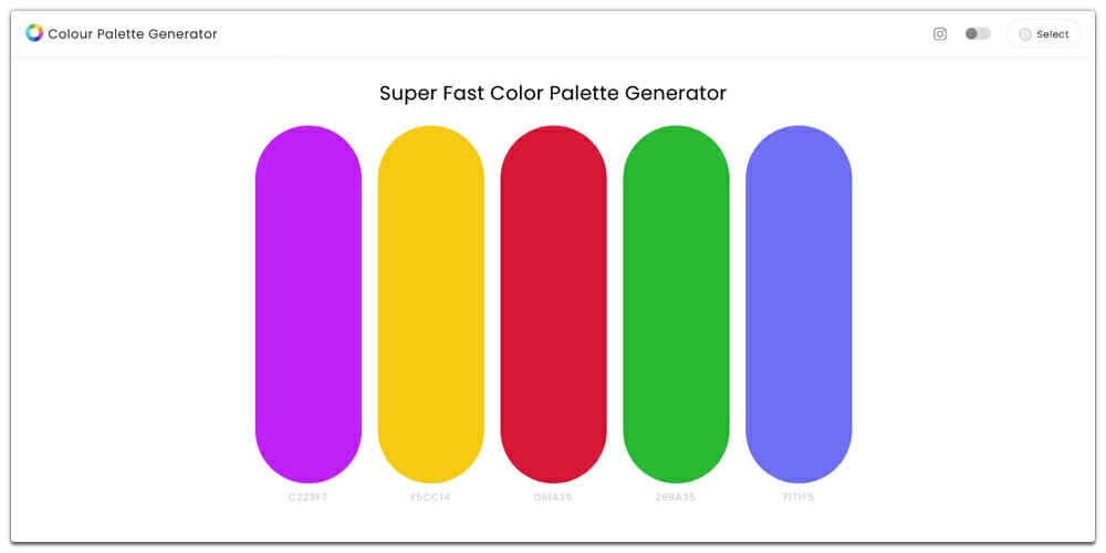 Color Palette Generator