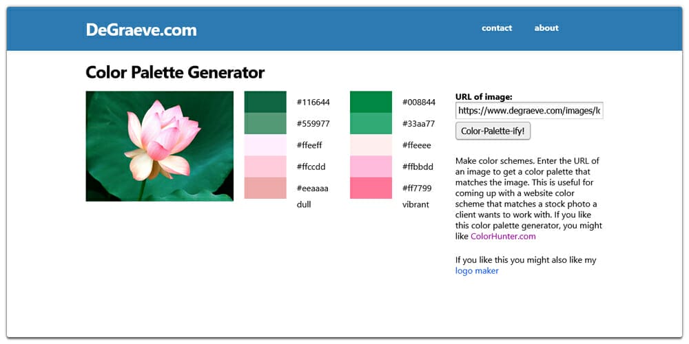 Color Palette Generator