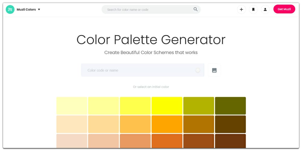 Color Palette Generator