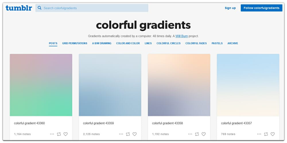 Colorful Gradients