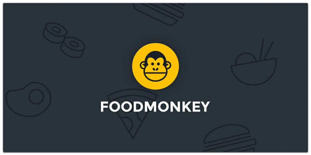Foodmonkey Mobile App UI PSD