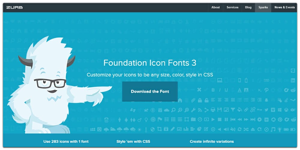 Foundation Icon Fonts