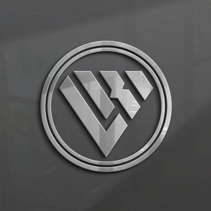 Free 3D Logo On Metal Wall Glass Mockup PSD