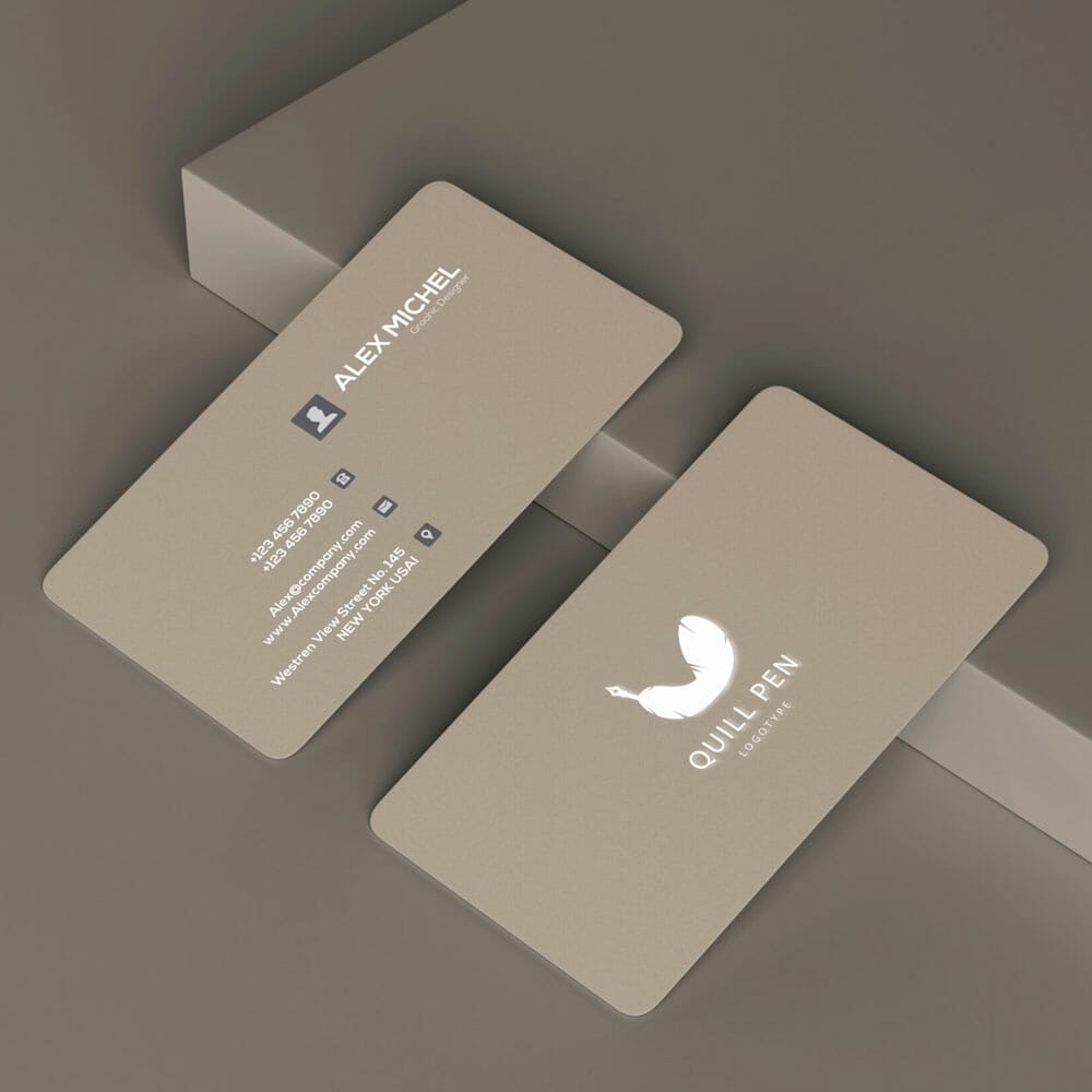 Free Business Card Branding Mockup PSD Set