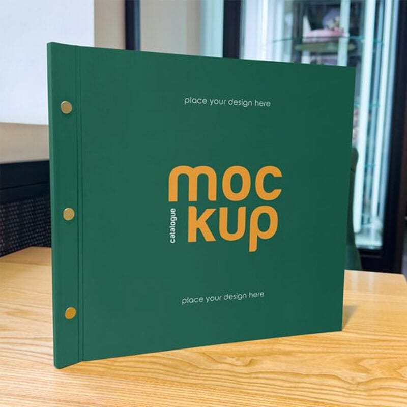 Free Catalogue Mockup PSD