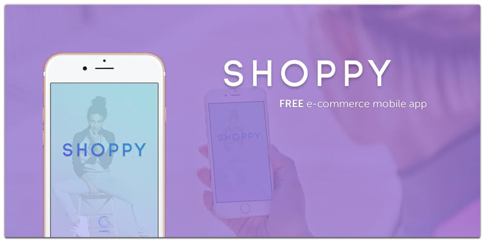 Free E commerce Mobile App UI UX PSD