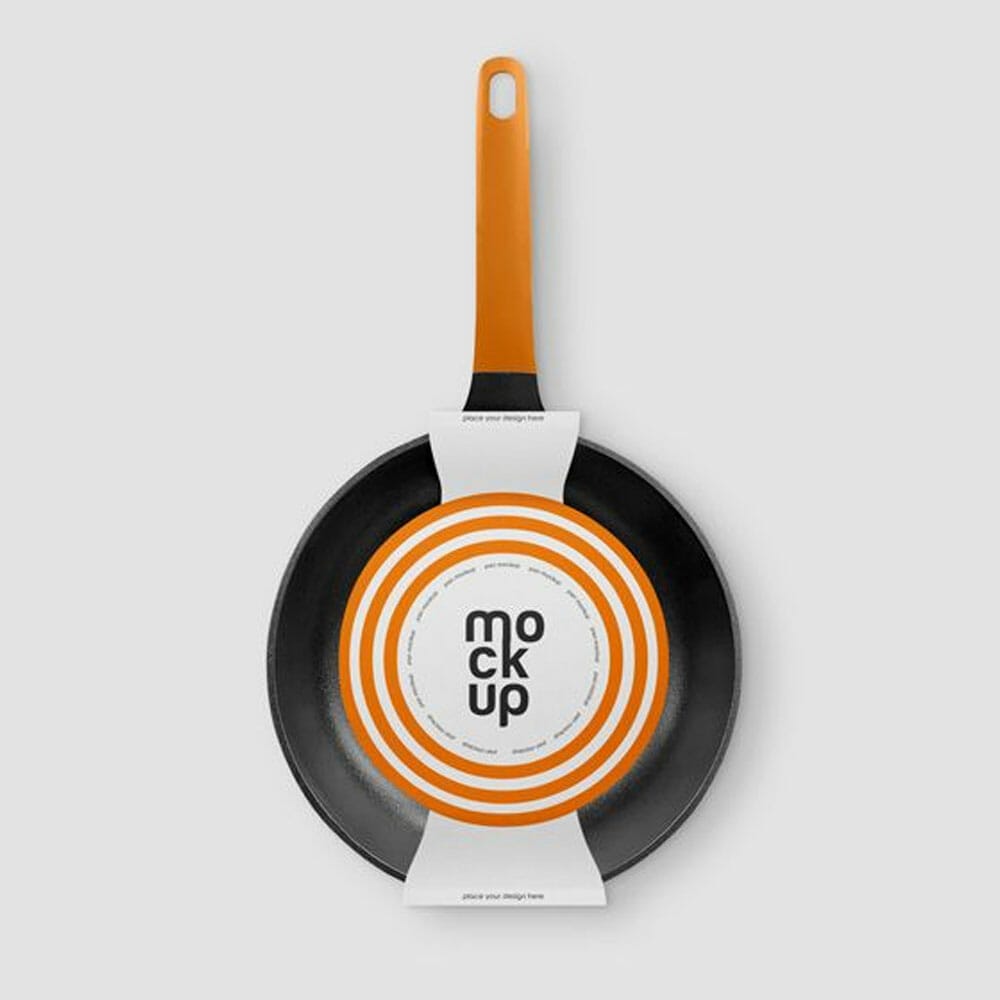 Free Pan Mockup PSD