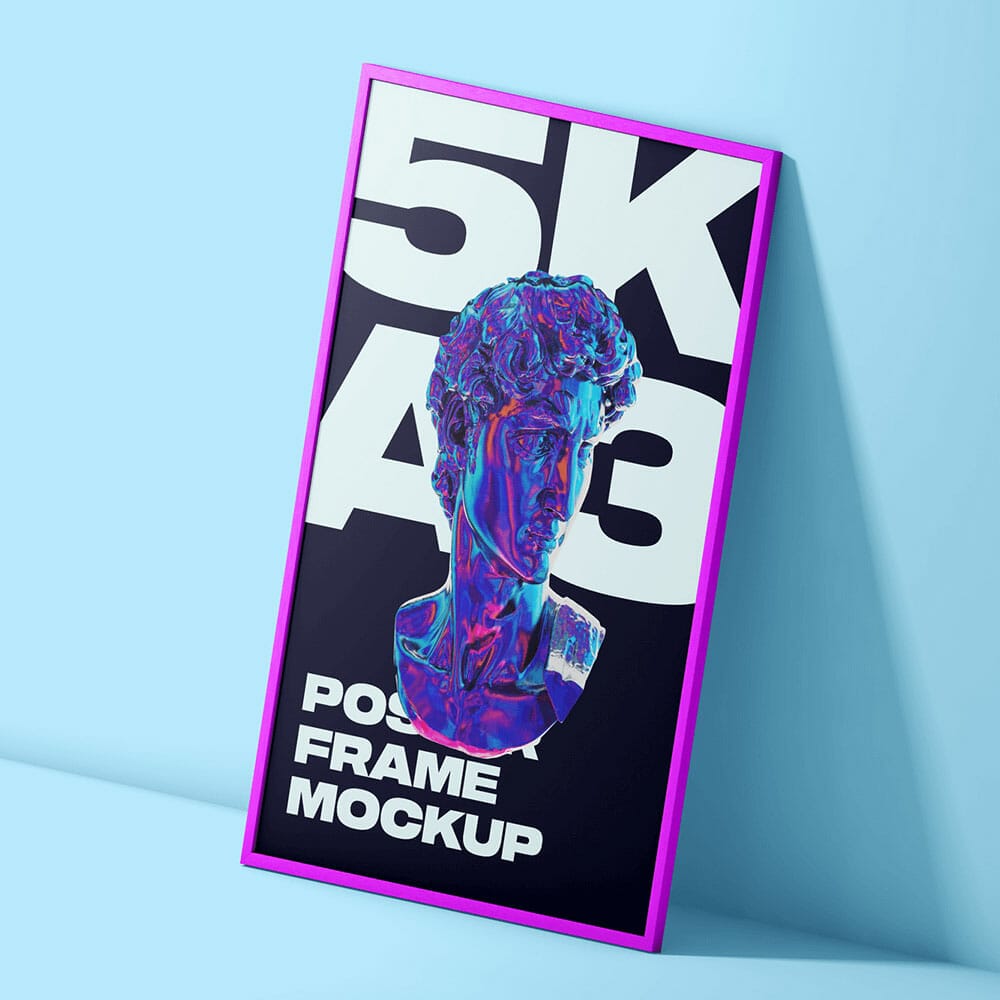 Free Poster Frame Mockups PSD