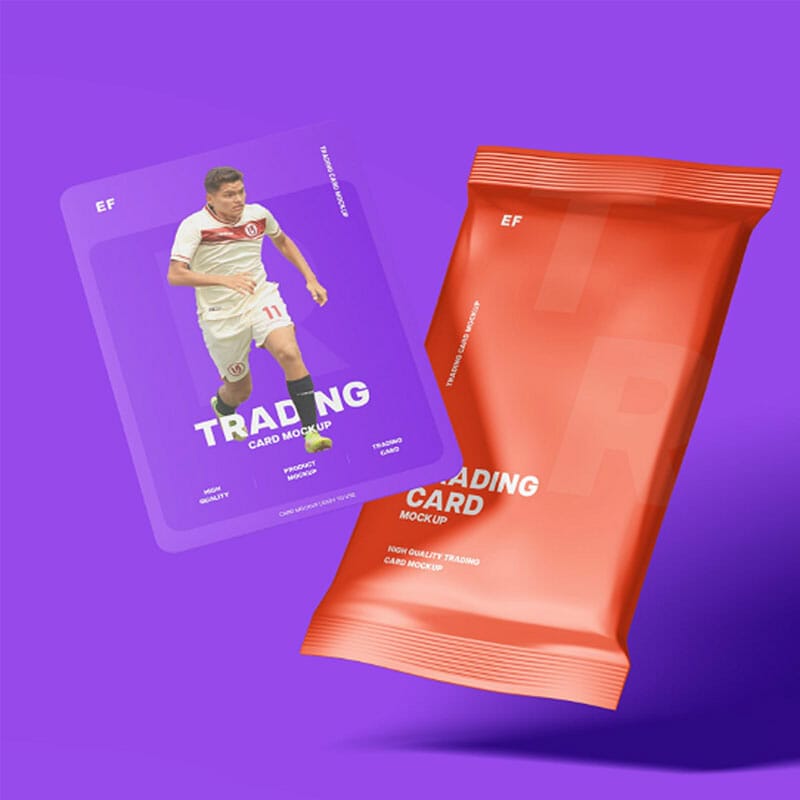 Free Trading Card PSD Mockup