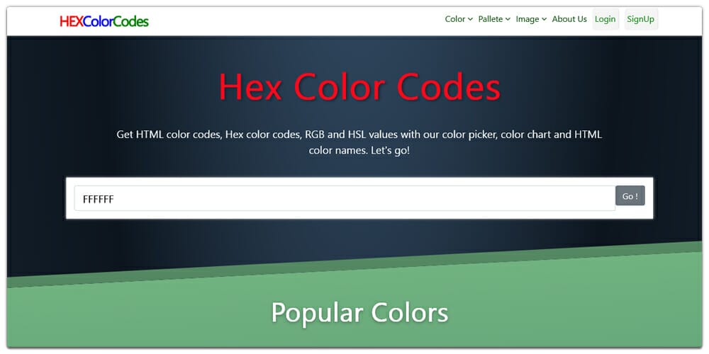 Hex Color Codes