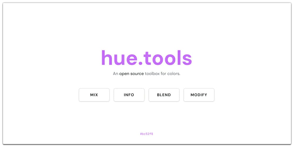 Hue Tools
