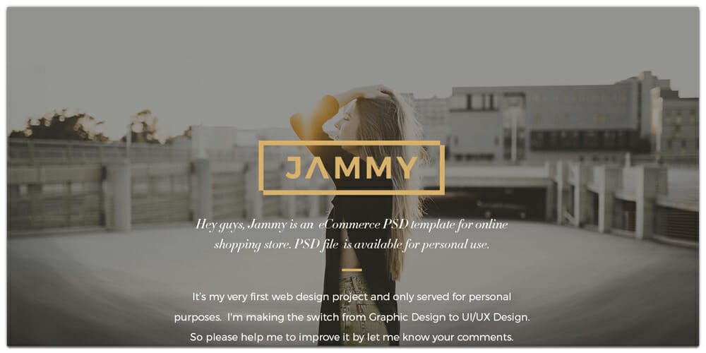 Jammy eCommerce Web Template