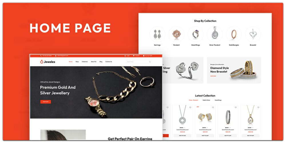 Jewellery Online Store Template