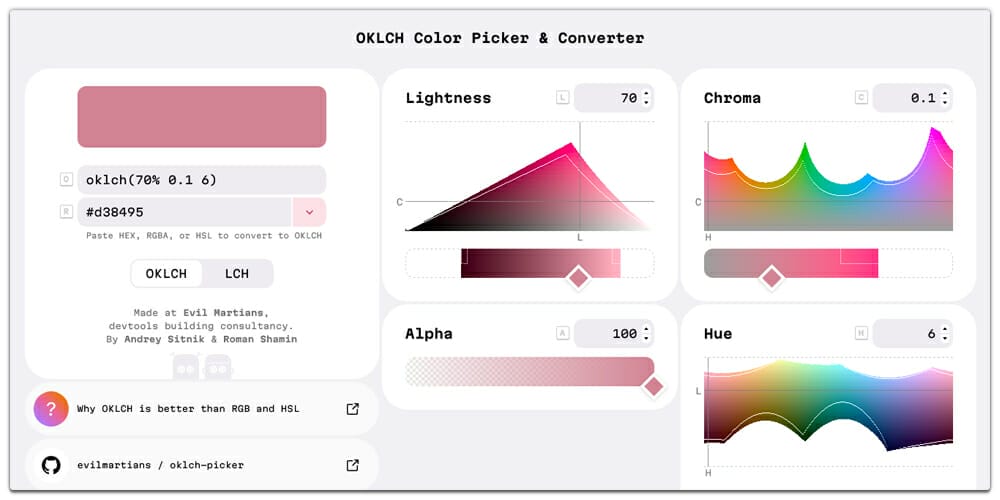 OKLCH Color Picker