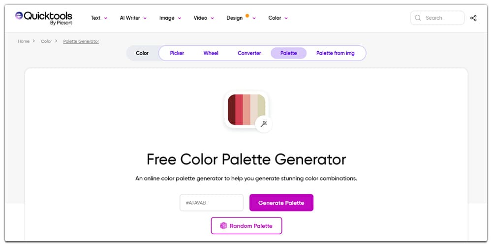 Online Color Palette Generator