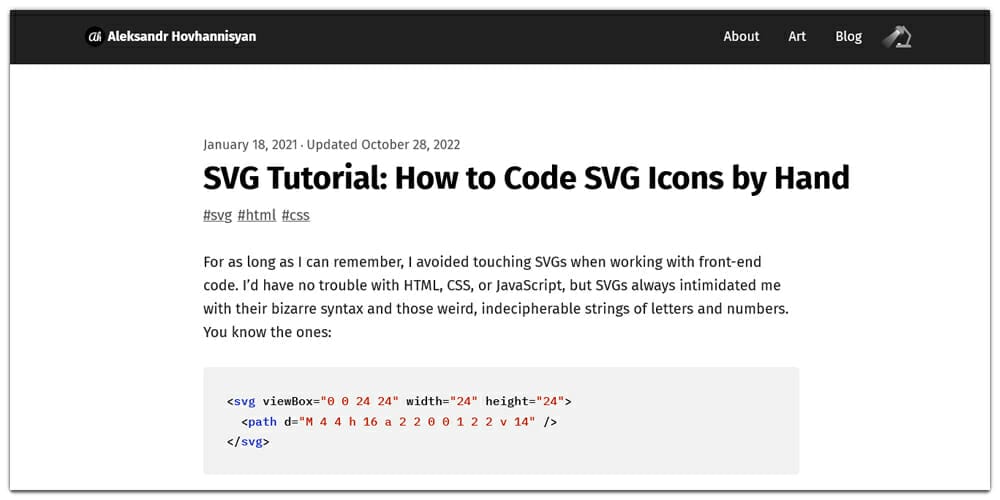 Best SVG Tutorials & Techniques » CSS Author