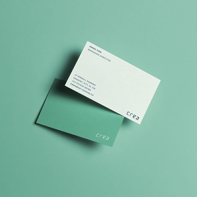 Branding Business Card Mockup Template PSD