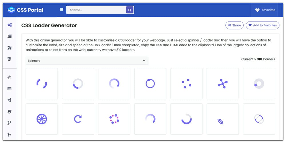 CSS Loader Generator