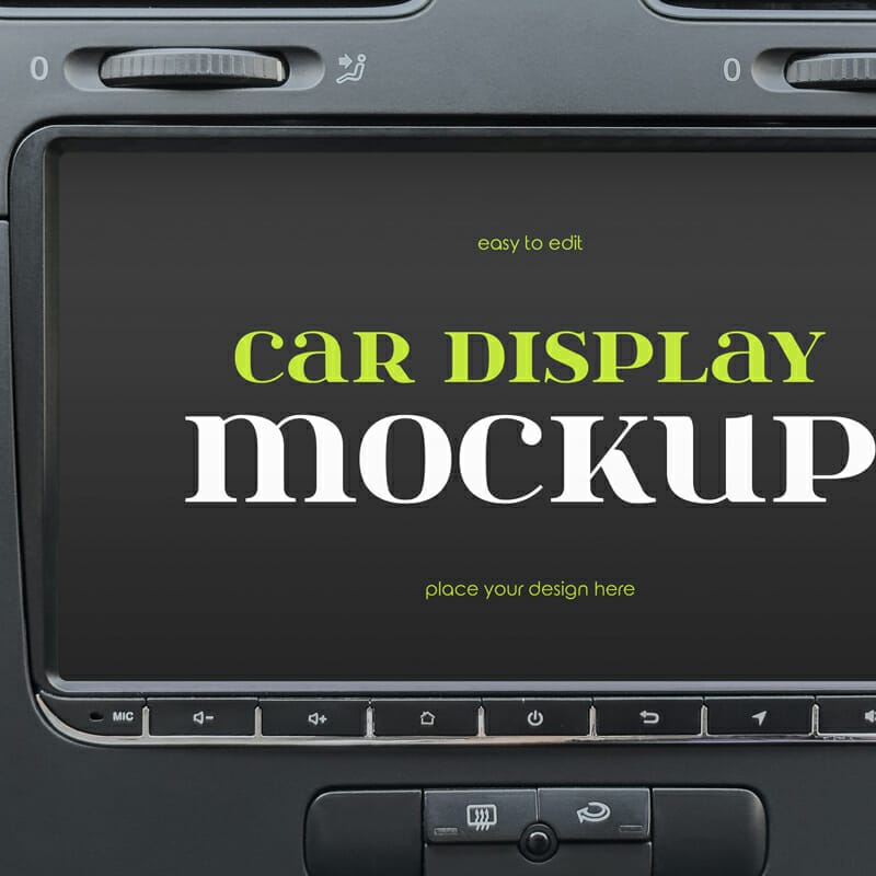 Car Display Mockup
