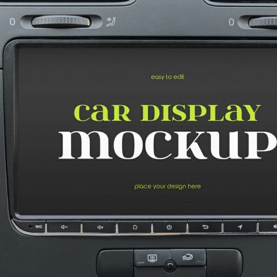 Car Display Mockup